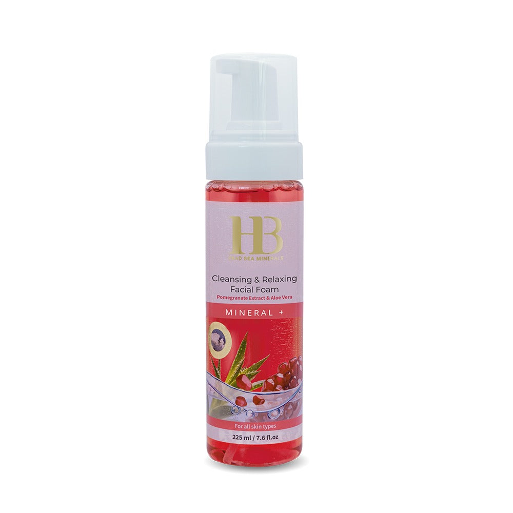 HB Reinigender und entspannender Gesichtsschaum mit Vitamin A+E 225 ml