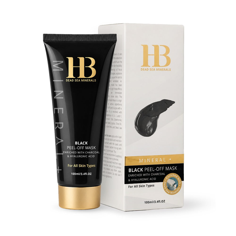 HB Aktivkohle Peel-off Maske – Totes Meer Mineralien 100ml