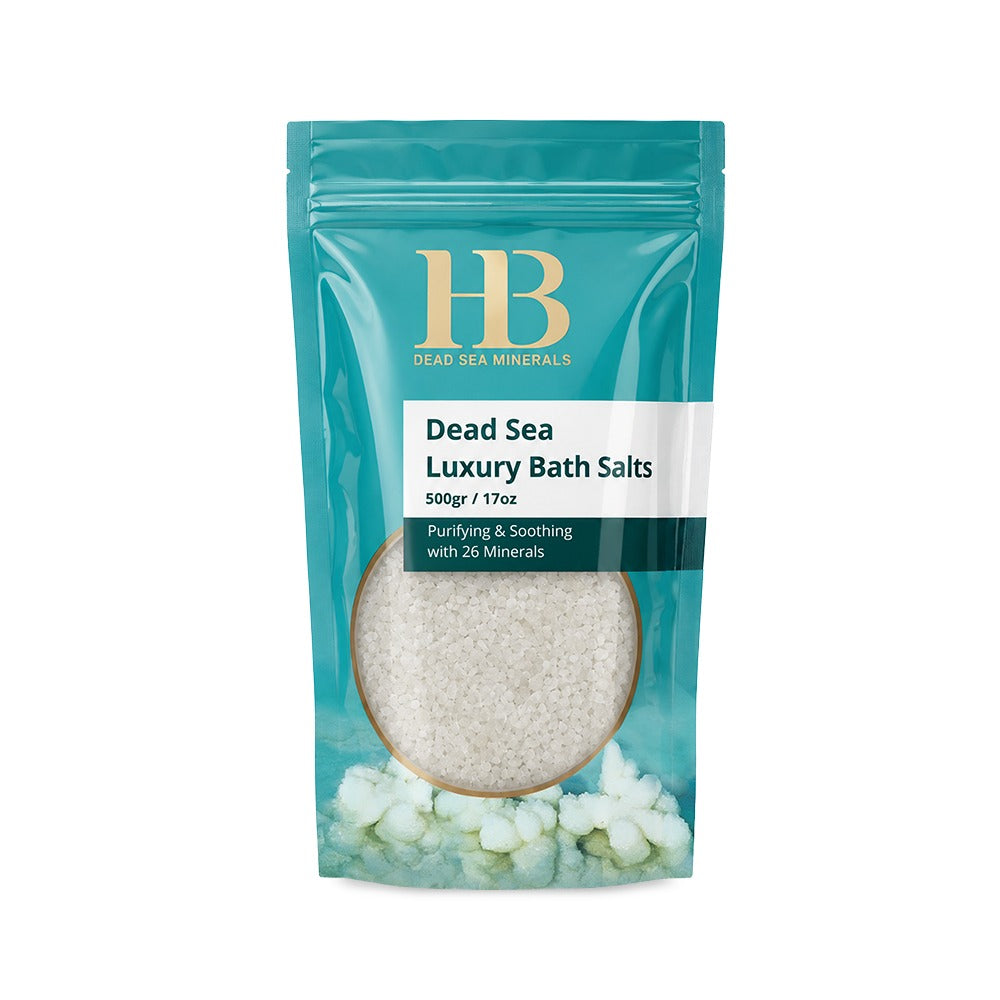 HB Luxus-Badesalz Totes Meer Mineralien Weiß 500gr