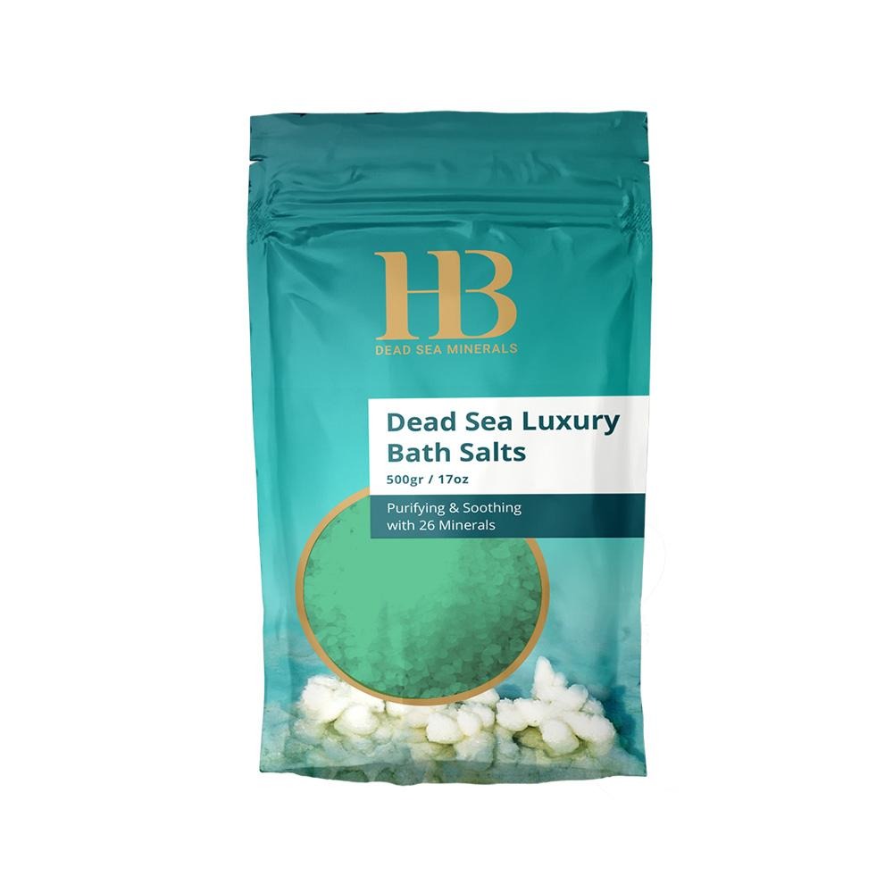HB Luxus-Badesalz Totes Meer Mineralien grüner Apfel 500gr