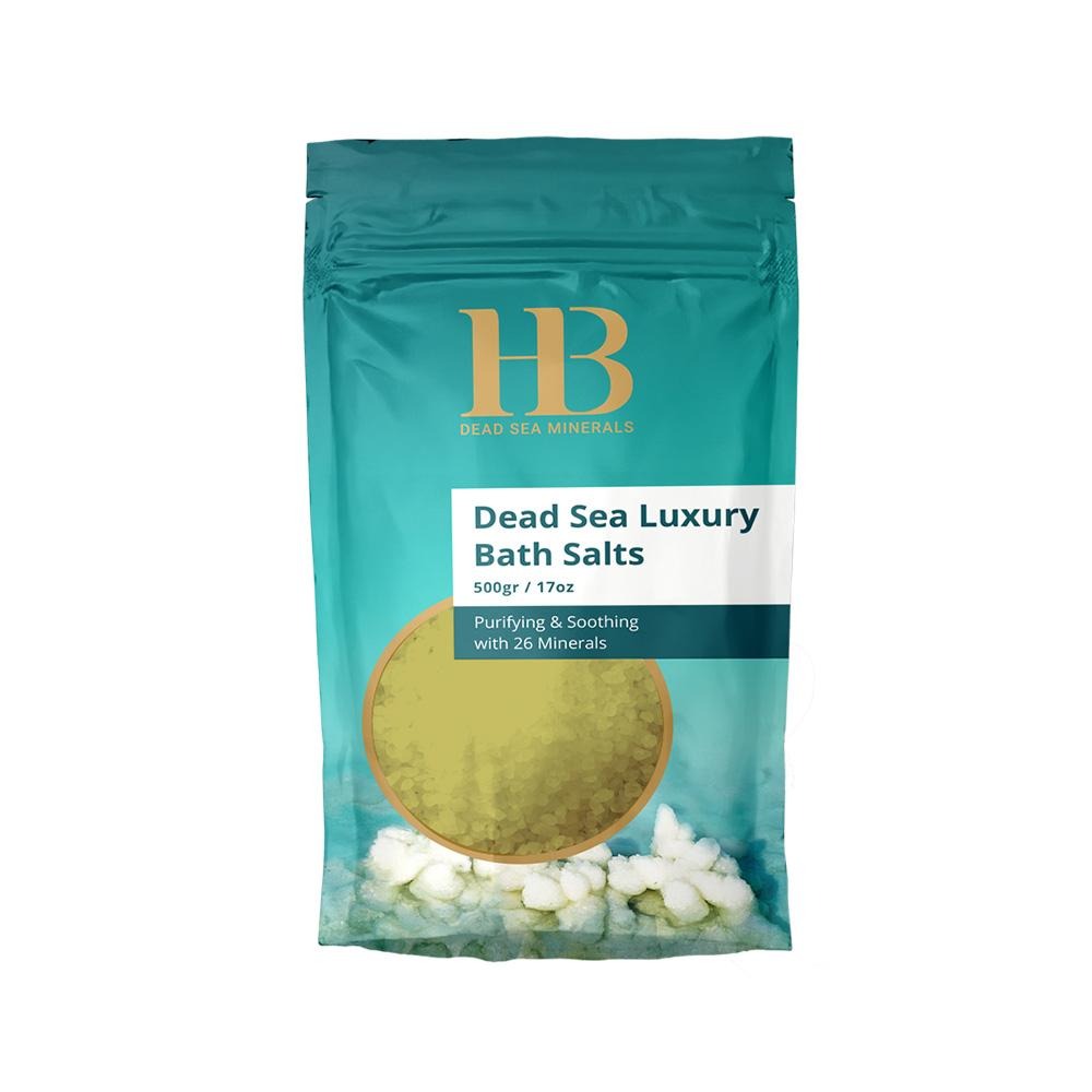 HB Luxus-Badesalz Totes Meer Mineralien Gelbe Vanille 500gr