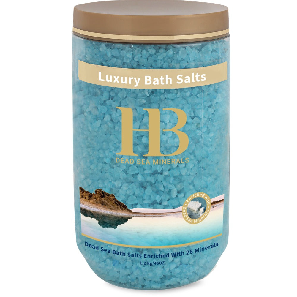 HB Luxus-Badesalz Totes Meer Mineralien Blau Lavendel 1.2kg