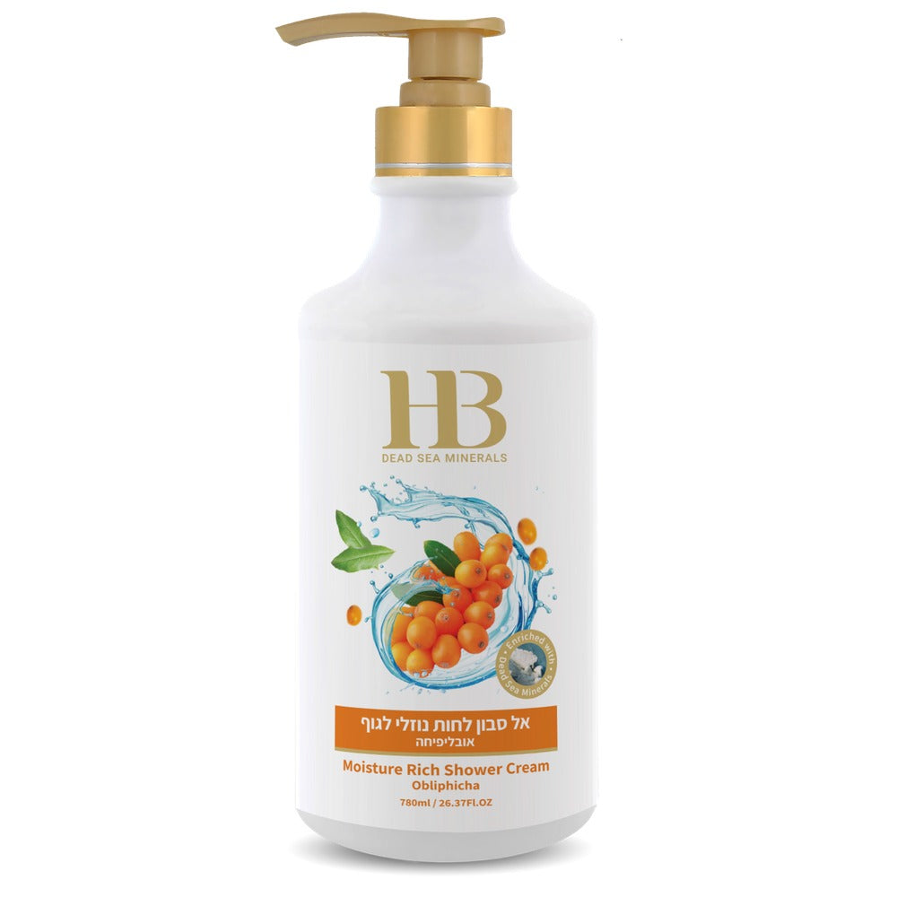HB Duschcreme mit Sanddorn & Totes Meer Mineralien 780ml