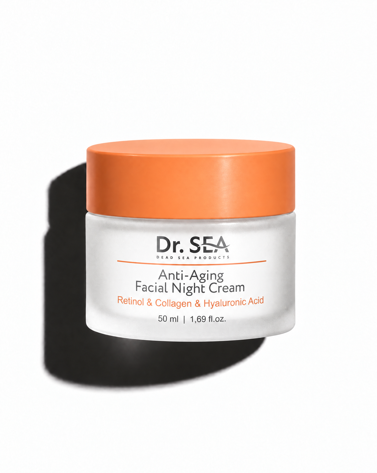 Dr.SEA Anti-Aging Facial Night Cream - Retinol, Collagen & Hyaluronic Acid, 50 ml